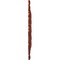 Ekena Millwork Durham Ceiling Medallion (Fits Canopies up to 4 1/4"), Hand-Painted Firebrick, 31"OD x 1 1/2"P CM31DUFIF - alternate 4